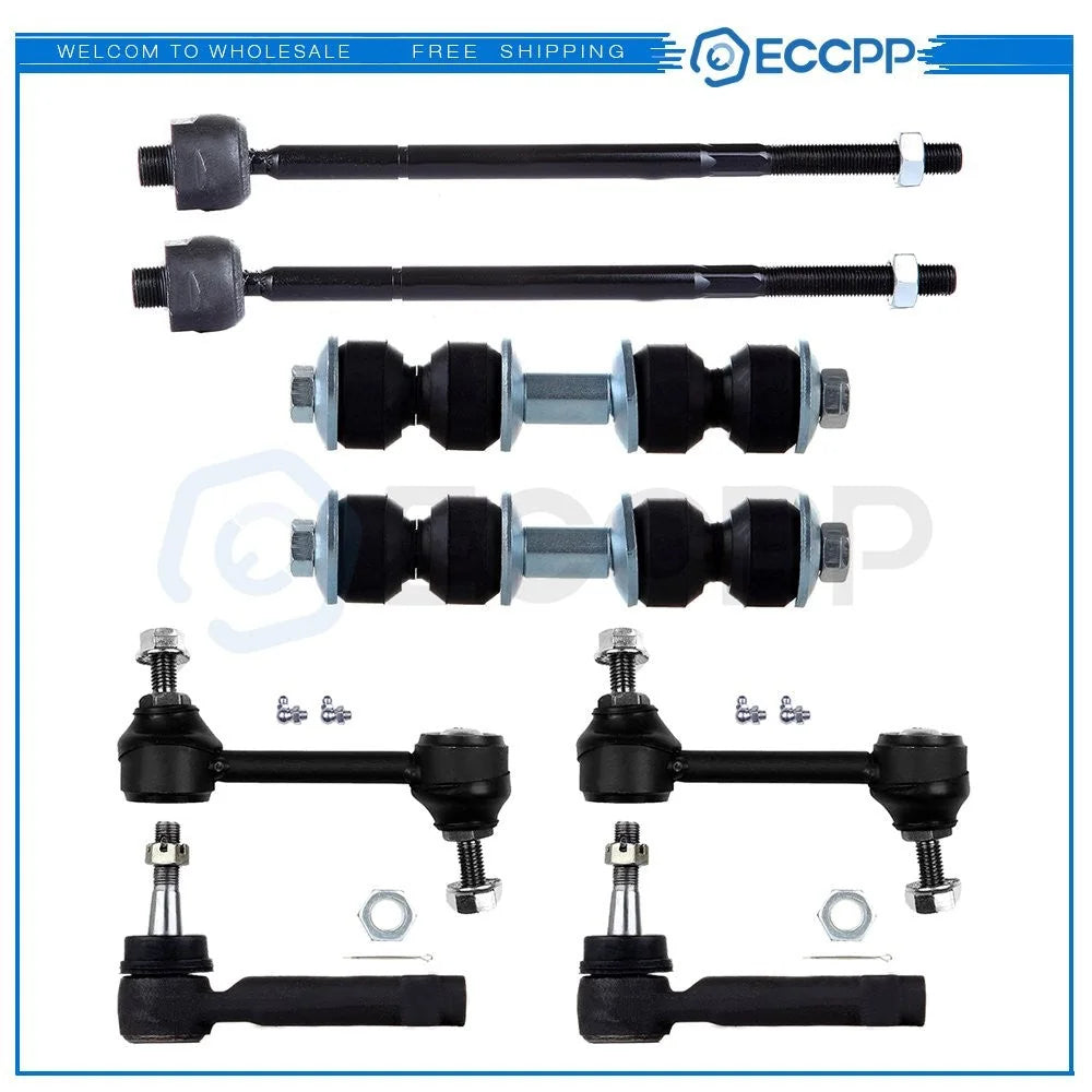 8Pc Front Rear Sway Bars Tie Rod Links Kit For Chevrolet Venture 2002-2005 KOEEP [1]