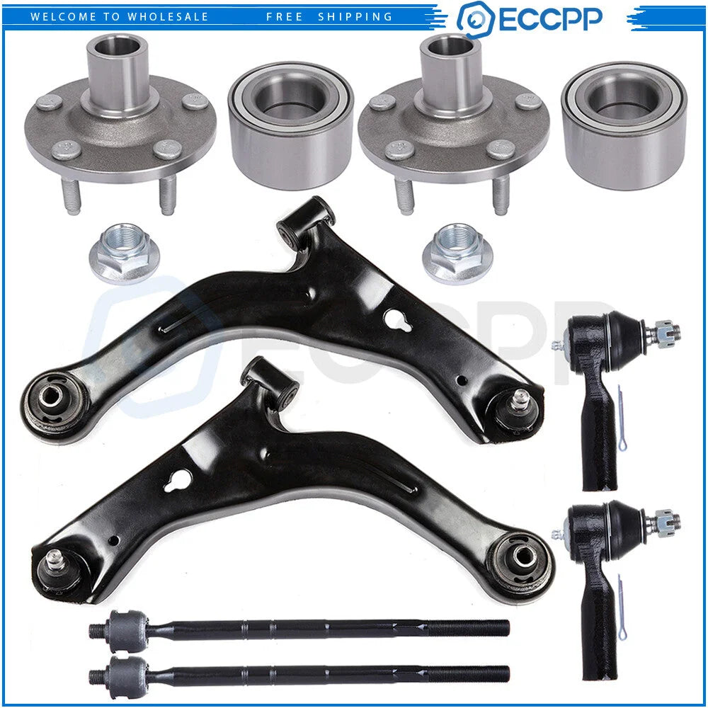 8Pcs Front Control Arm Ball Joint Wheel Bearning Hub For 2001-2004 Ford Escape KOEEP [1]
