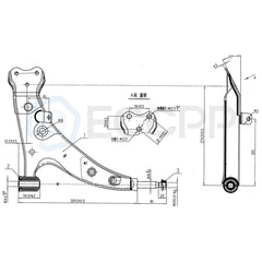 8Pcs Front Lower Control Arms Suspension Kits For 1993-1995 Toyota For Corolla KOEEP [2]