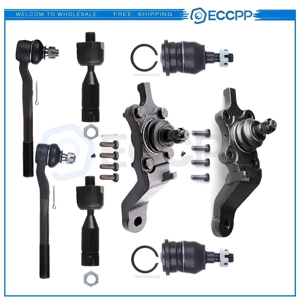 8Pcs Front Tie Rods Ball Joints Steering Part Fits 1996-2002 Toyota 4Runner KOEEP [1]