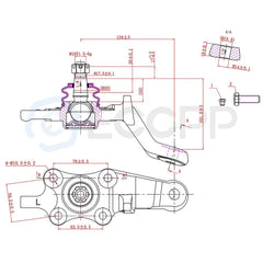 8Pcs Front Tie Rods Ball Joints Steering Part Fits 1996-2002 Toyota 4Runner KOEEP [4]