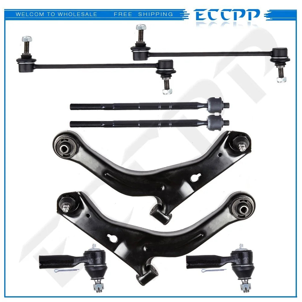 8 Front Lower Control Arm Ball Joint Tie Rod For 01-04 Ford Escape Mazda Tribute 6B93BC-57 [1]