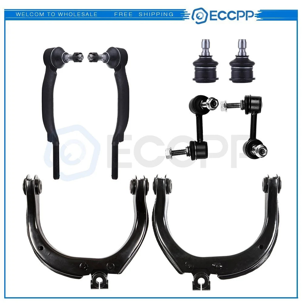8 Front Upper Lower Control Arm For 2002 2003 GMC Trailblazer Envoy EXT XL 16mm KOEEP [1]