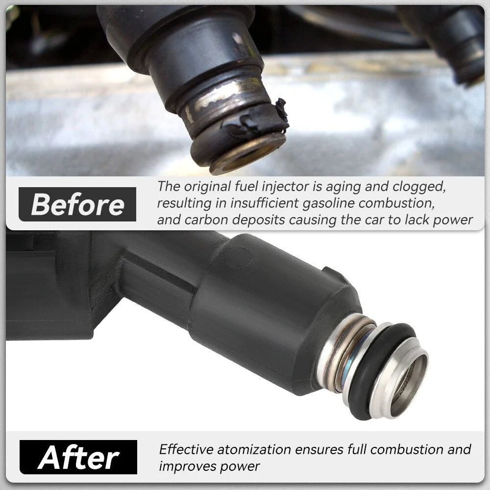8 Fuel Injectors For Chevrolet Colorado Trailblazer Hummer H3 GMC Canyon Envoy KOEEP [4]