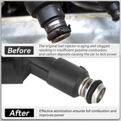 8 Fuel Injectors For Chevrolet Colorado Trailblazer Hummer H3 GMC Canyon Envoy KOEEP [4]