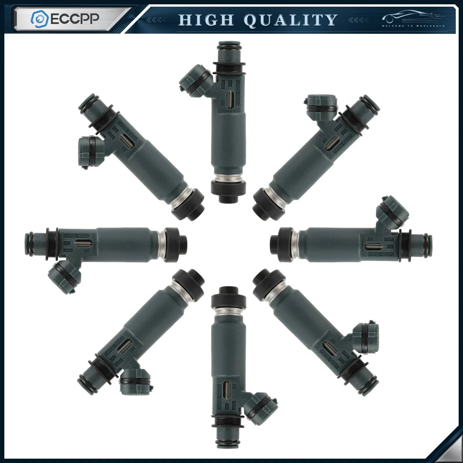 8 Fuel Injectors For Toyota Tundra Sequoia 4Runner Land Cruiser Lexus GX470 KOEEP [1]