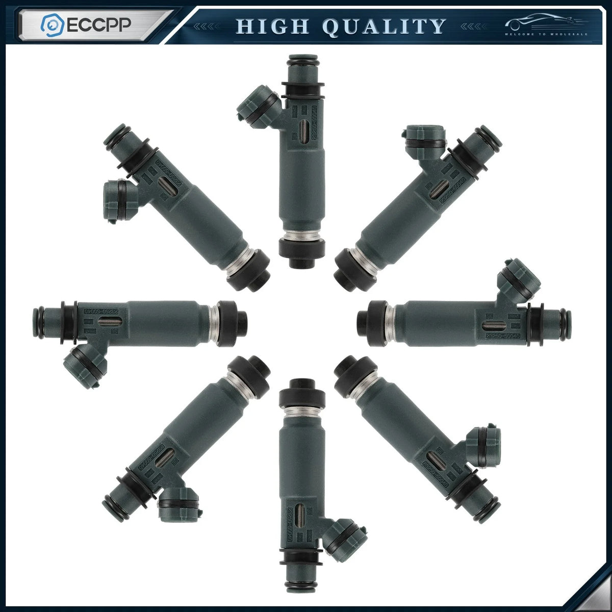 8 Fuel Injectors For Toyota Tundra Sequoia 4Runner Land Cruiser Lexus GX470 KOEEP [1]