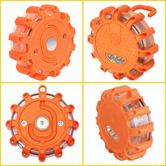 8 LED Road Flares Emergency Disc Safety Light Flashing Roadside Beacon Warning' 6B93BC-57 [3]