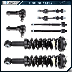 8 Pcs Front Strut Spring & Sway Bar Tie Rod Kit For 2005 -08 Ford F-150 2Wd KOEEP [1]