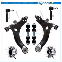 8pc Control Arm Front Wheel Bearing Tie rod Kit For Grand Prix Venture Montana KOEEP [1]