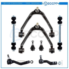 8pc Front Upper Control Arm Suspension Kit For 1999-2006 GMC Chevrolet Cadillac KOEEP [1]