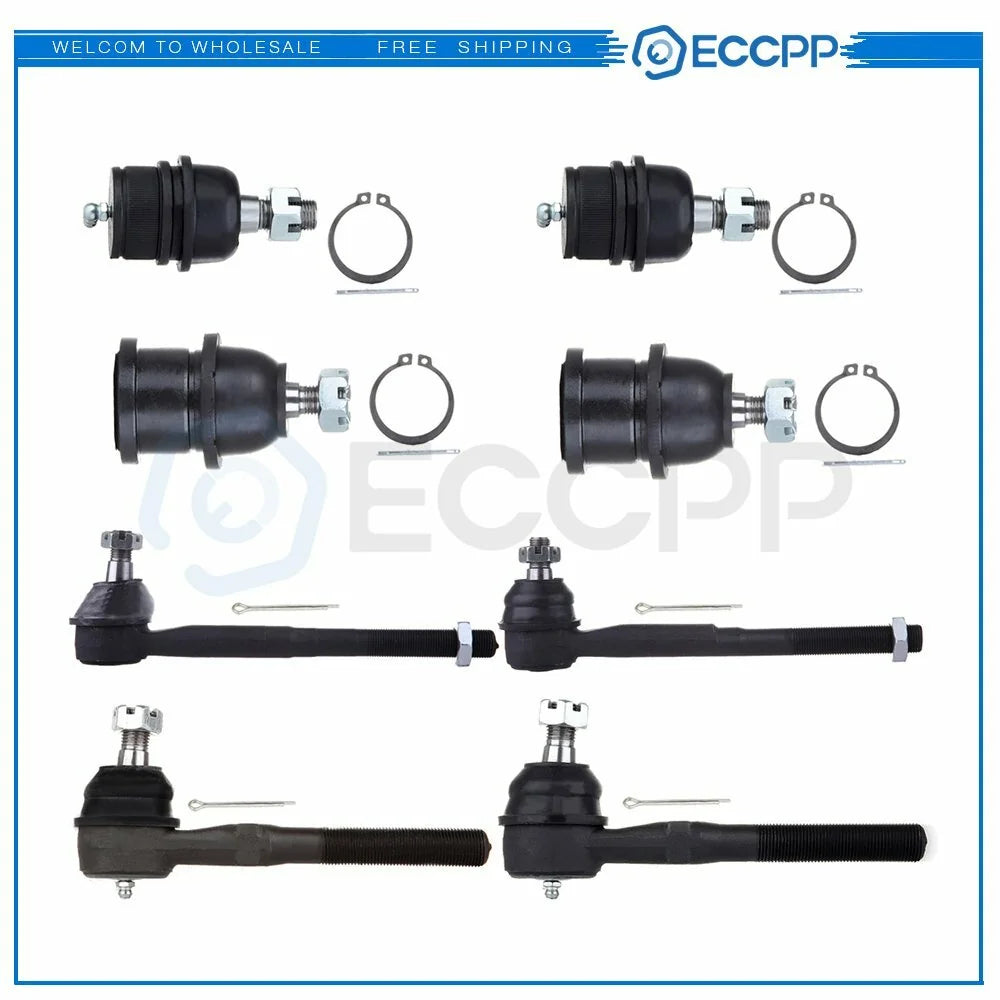 8pcs For 1997-2002 Ford Expedition 2WD Front Ball Joints Tie Rods Suspension Kit KOEEP [1]