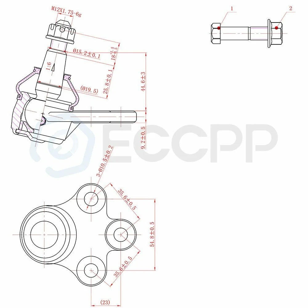8pcs For 2000-2004 2005 Pontiac Bonneville Front Ball Joints Tie Rods Sway Bars KOEEP [3]