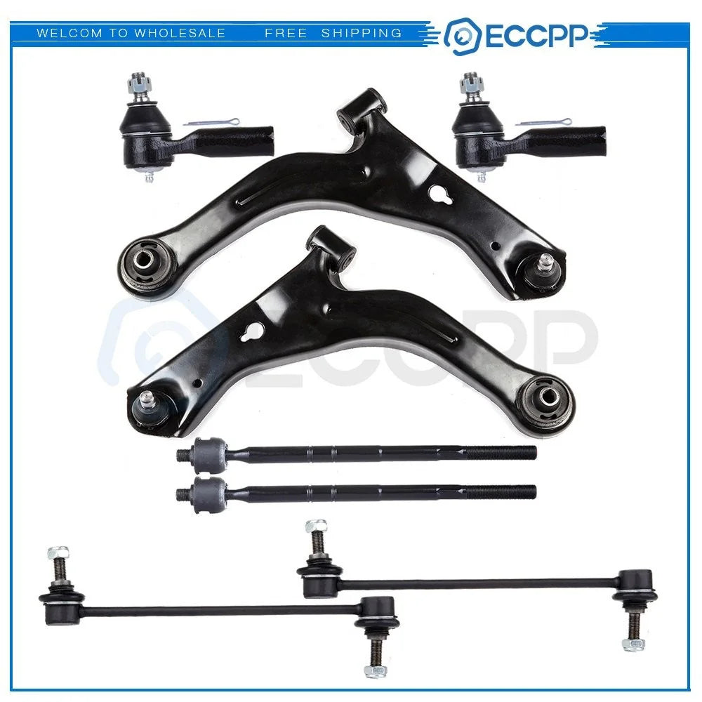 8pcs For 2001-2004 Ford Escape Mazda Tribute Lower Control Arm Sway Bar Link Kit KOEEP [1]