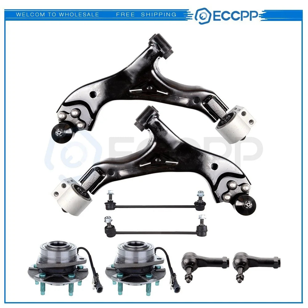 8pcs For 2005 2006 Chevy Equinox Pontiac Torrent Wheel Bearing & Hub Control Arm KOEEP [1]