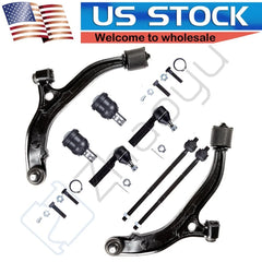 8pcs Front Control Arms Tie Rod Ends For Chrysler Town & Country Grand Voyager 6B93BC-57 [1]