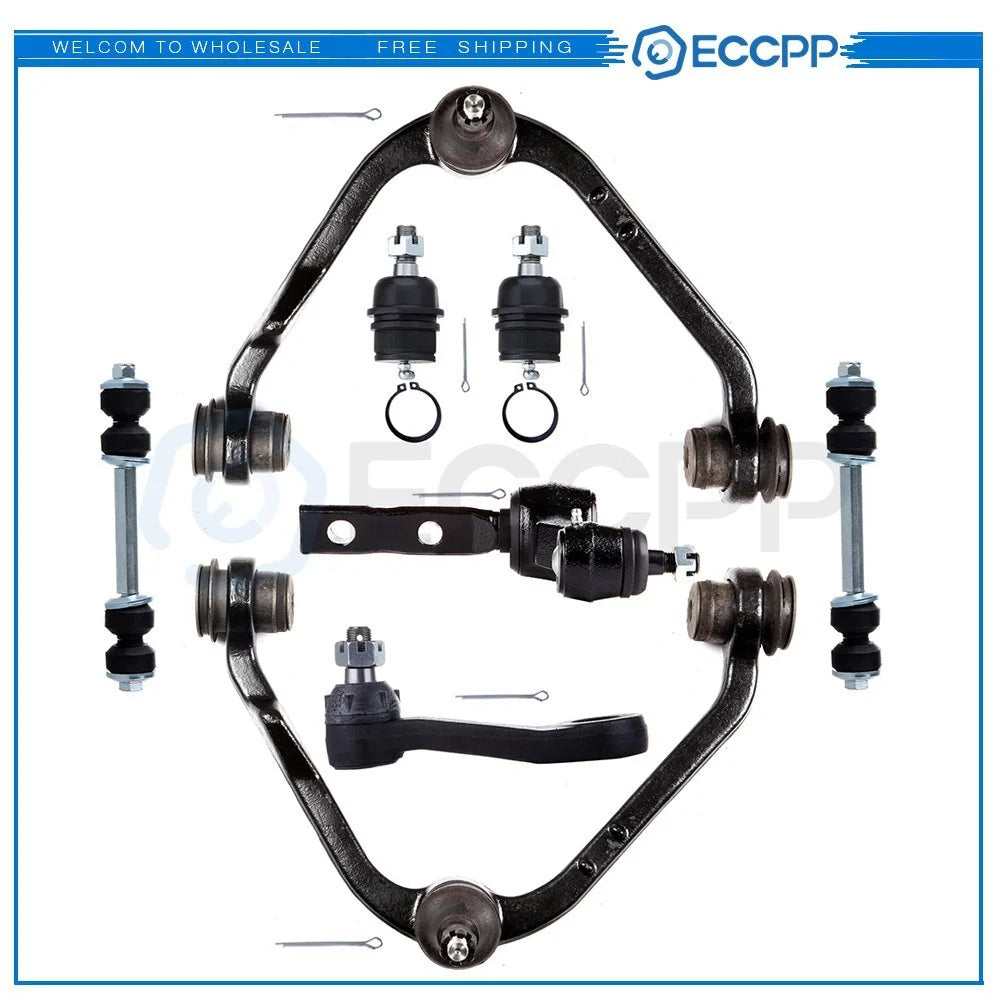 8pcs Front Control Arms Tie Rod Ends For Ford F-150 F-250 XLT Lariat 1997-2003 KOEEP [1]