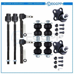 8pcs Front Tie Rod Ends Ball Joints For Chevy Malibu Pontiac Grand Am Cutlass KOEEP [1]