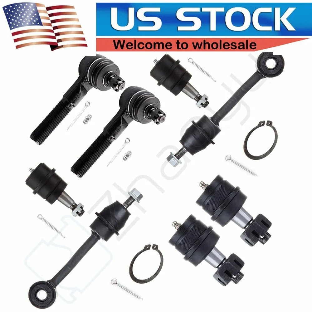 8pcs Front Tie Rod Ends Ball Joints For Jeep Grand Cherokee Laredo 1996-1998 KOEEP [1]