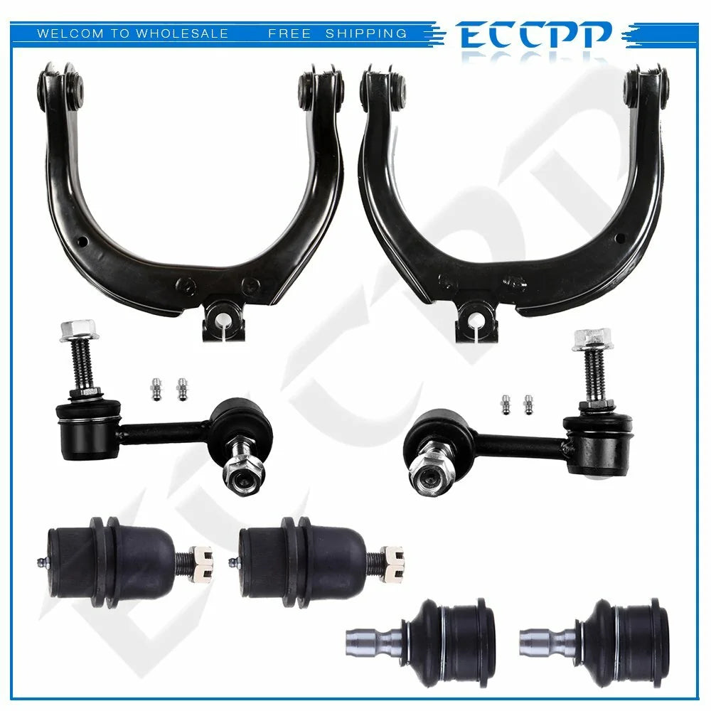 8pcs Front Upper Control Arms Ball Joints Sway Bars For 2004-2006 GMC Envoy XUV KOEEP [1]