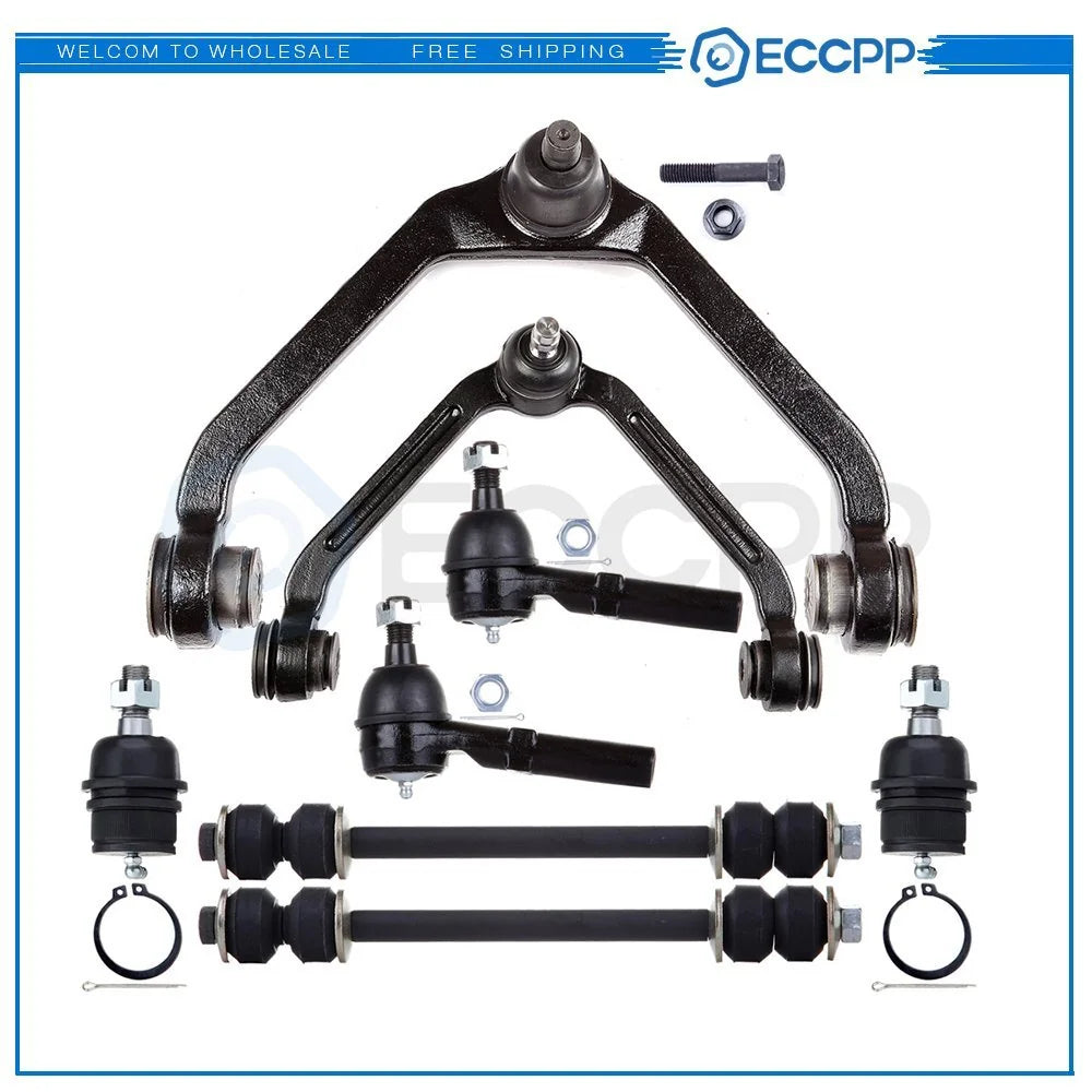 8pcs Front Upper Control Arms Tie Rods Ball Joints Kit For 1998-2011 Ford Ranger KOEEP [1]