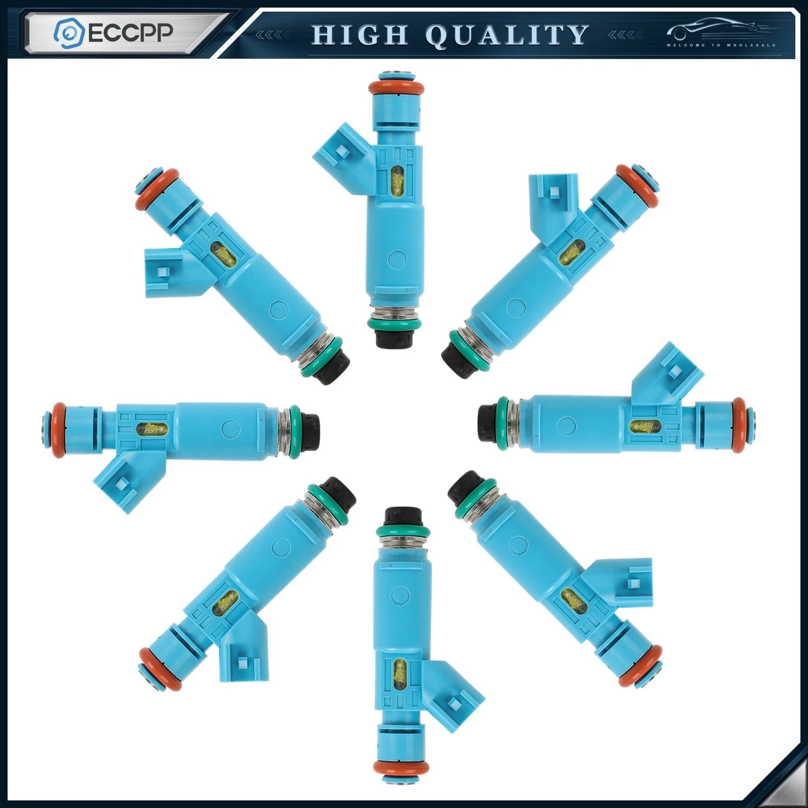 8pcs Fuel Injectors For Ford E-150 E-250 F-150 2009-2010 V8 4.6L 6B93BC-57 [1]