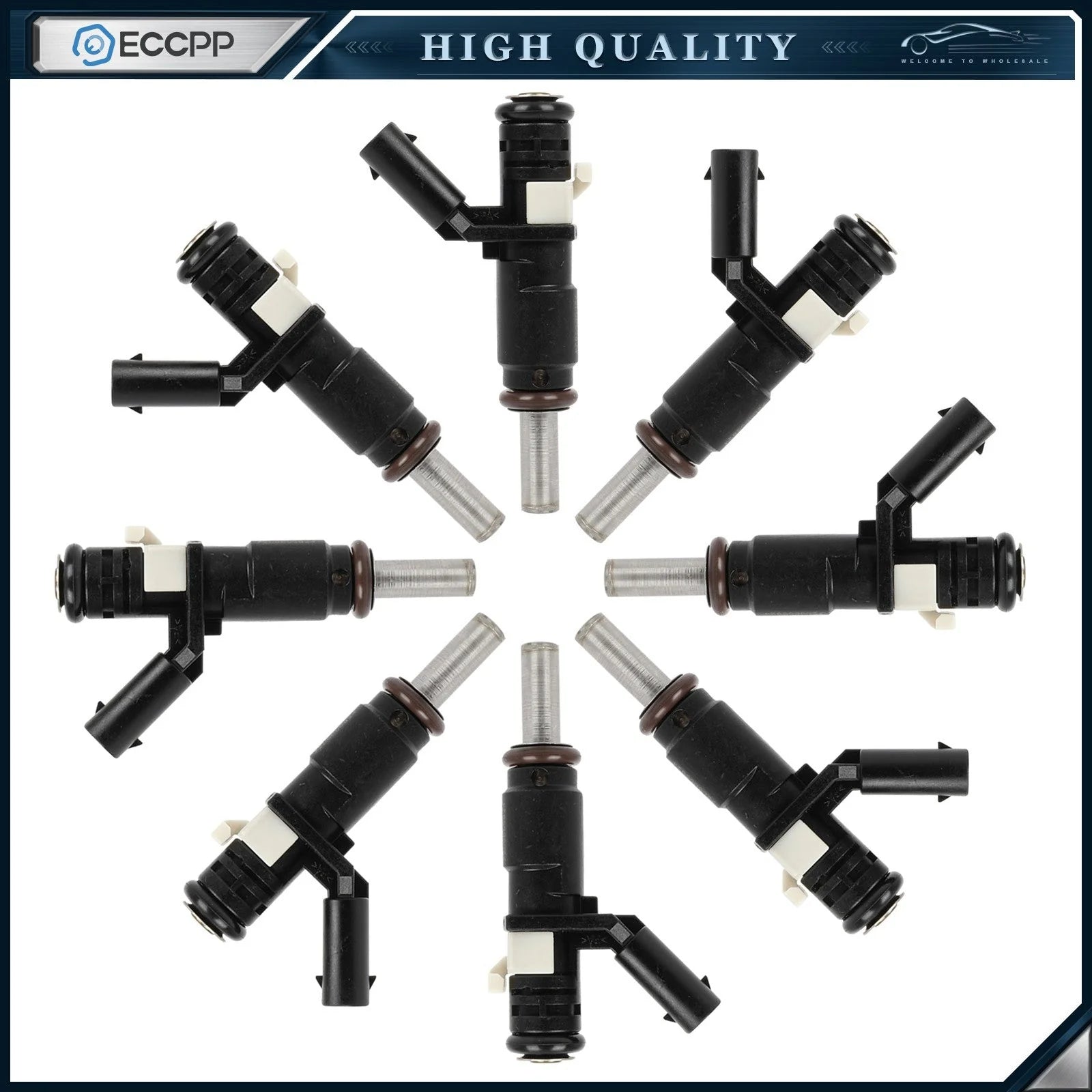 8pcs Fuel Injectors For Mercedes-Benz CL550 CLK550 CLS550 E550 G500 GL500 5.5L KOEEP [1]