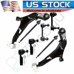 8x For 2000-2003 Nissan Infiniti Front Lower Control Arms Tie Rod Ends Sway Bars 6B93BC-57 [1]