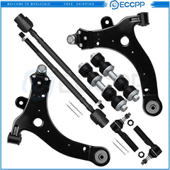 8x Front Lower Suspension Control Arms Tie Rods Kit For 1997-2005 Buick Century 6B93BC-57 [1]