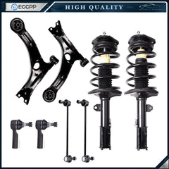 8x Front Strut Control Arms Tierod Sway Bar For 03-08 Toyota Matrix Pontiac Vibe 6B93BC-57 [1]