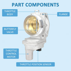 90mm Throttle Body For Chevrolet Corvette Pontiac G8 GTO Cadillac CTS V8 6.0L KOEEP [3]
