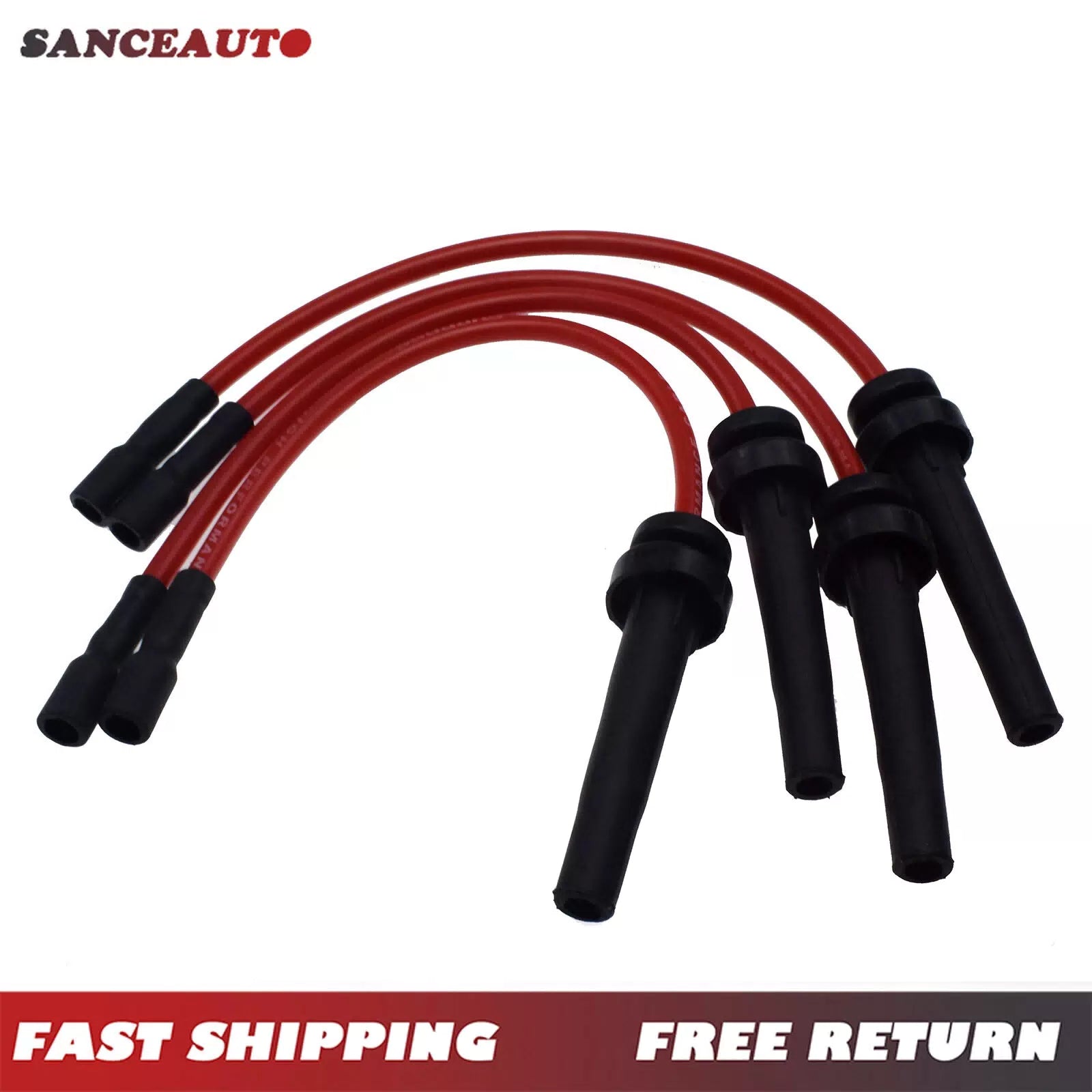9MM Ignition Cables Set For Dodge Neon SRT4 2.4L Turbo Sedan 6B93BC-57 [1]