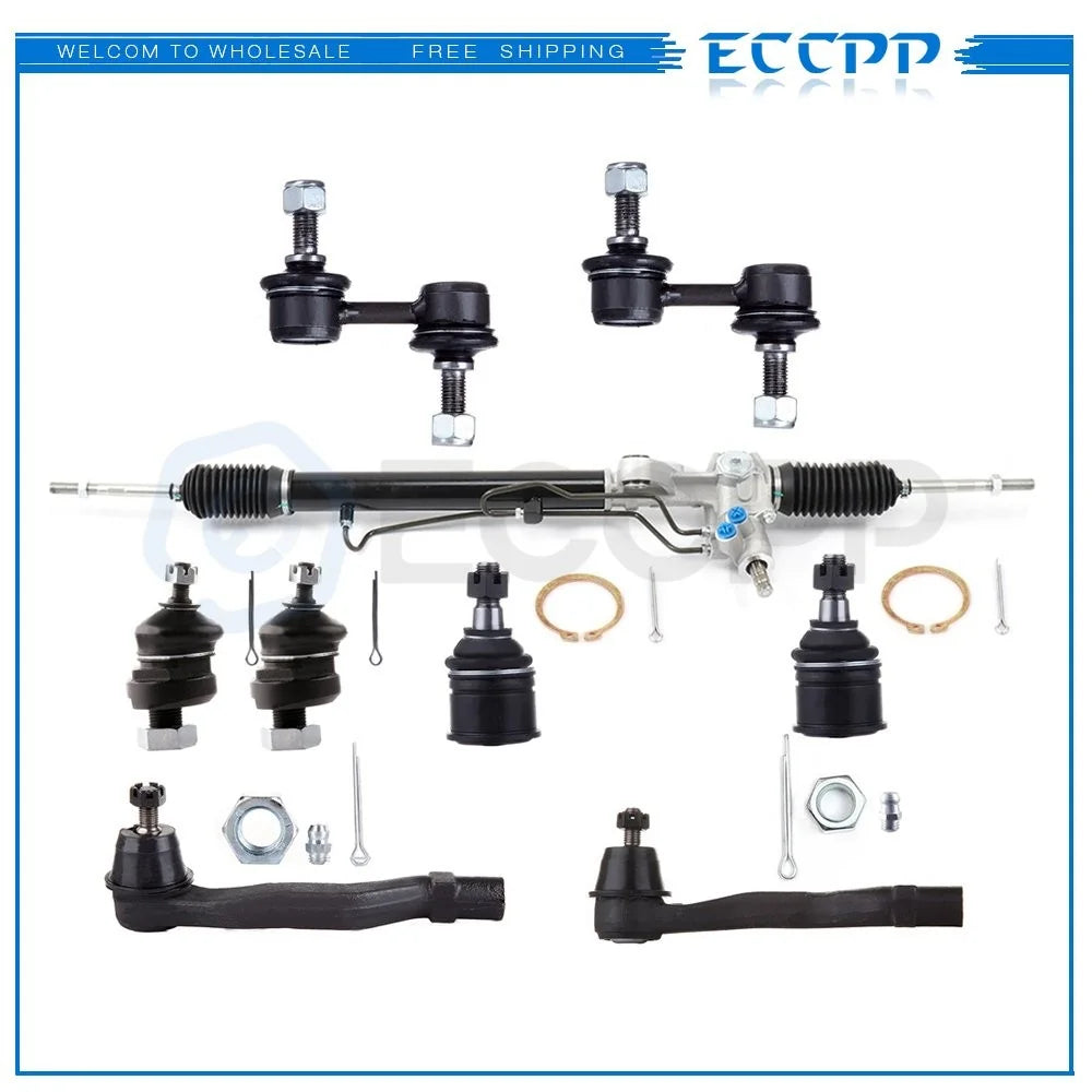 9pc Complete Power Steering Rack and Pinion Suspension Kit For 97-01 Honda CR-V 6B93BC-57 [1]