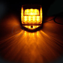 9x Amber 10 inch 17 LED Chrome Cab marker Roof Light for Peterbilt Kenworth KOEEP [2]