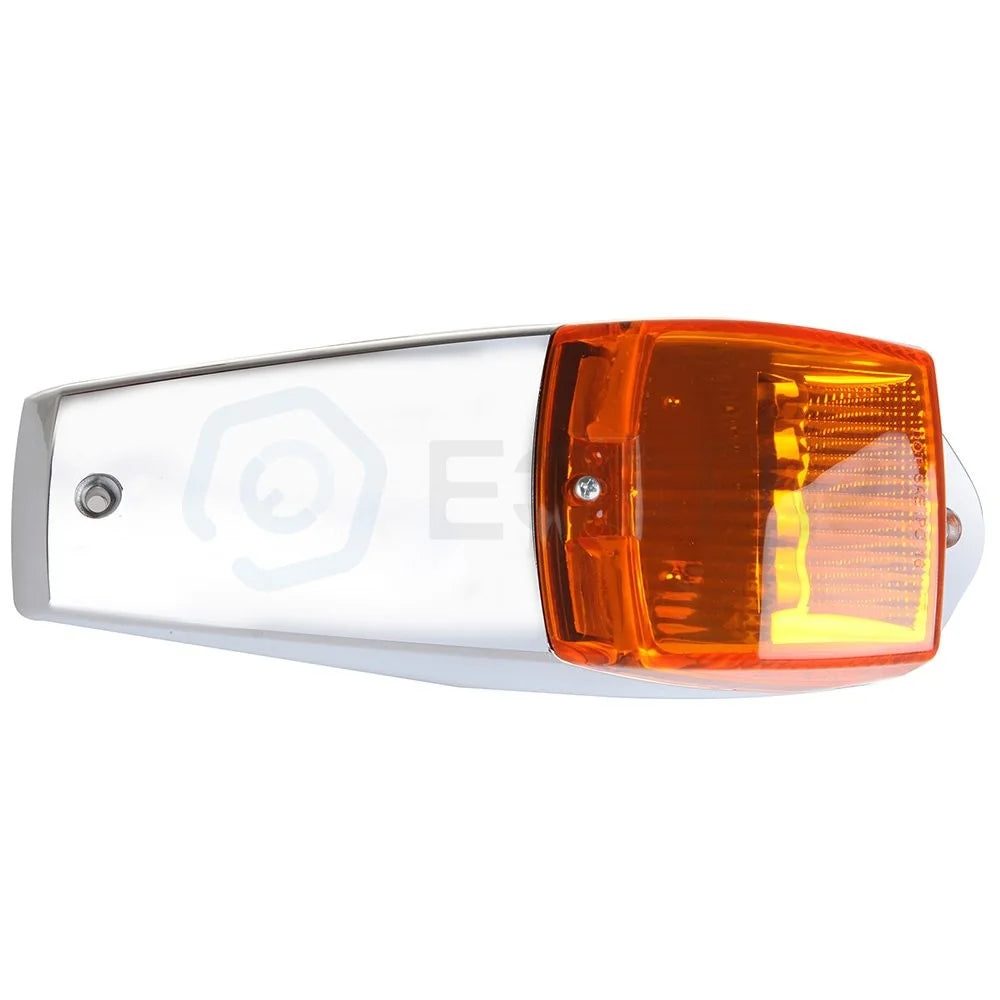 9x Amber 10 inch 17 LED Chrome Cab marker Roof Light for Peterbilt Kenworth KOEEP [5]