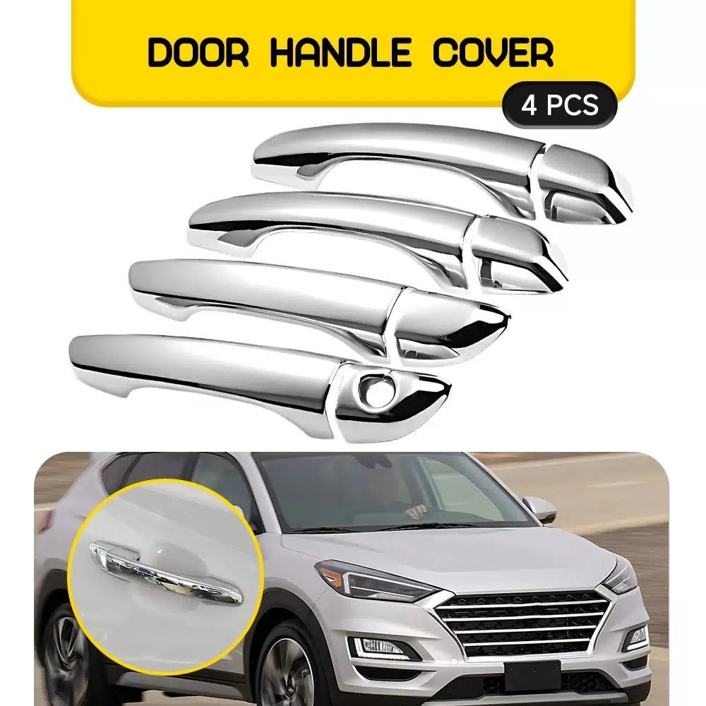 ABS Exterior Door Handle Cover Trim For 2016-2021 Hyundai Tucson Chrome Look EOA 6B93BC-57 [11]