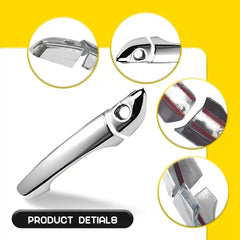 ABS Exterior Door Handle Cover Trim For 2016-2021 Hyundai Tucson Chrome Look EOA 6B93BC-57 [3]