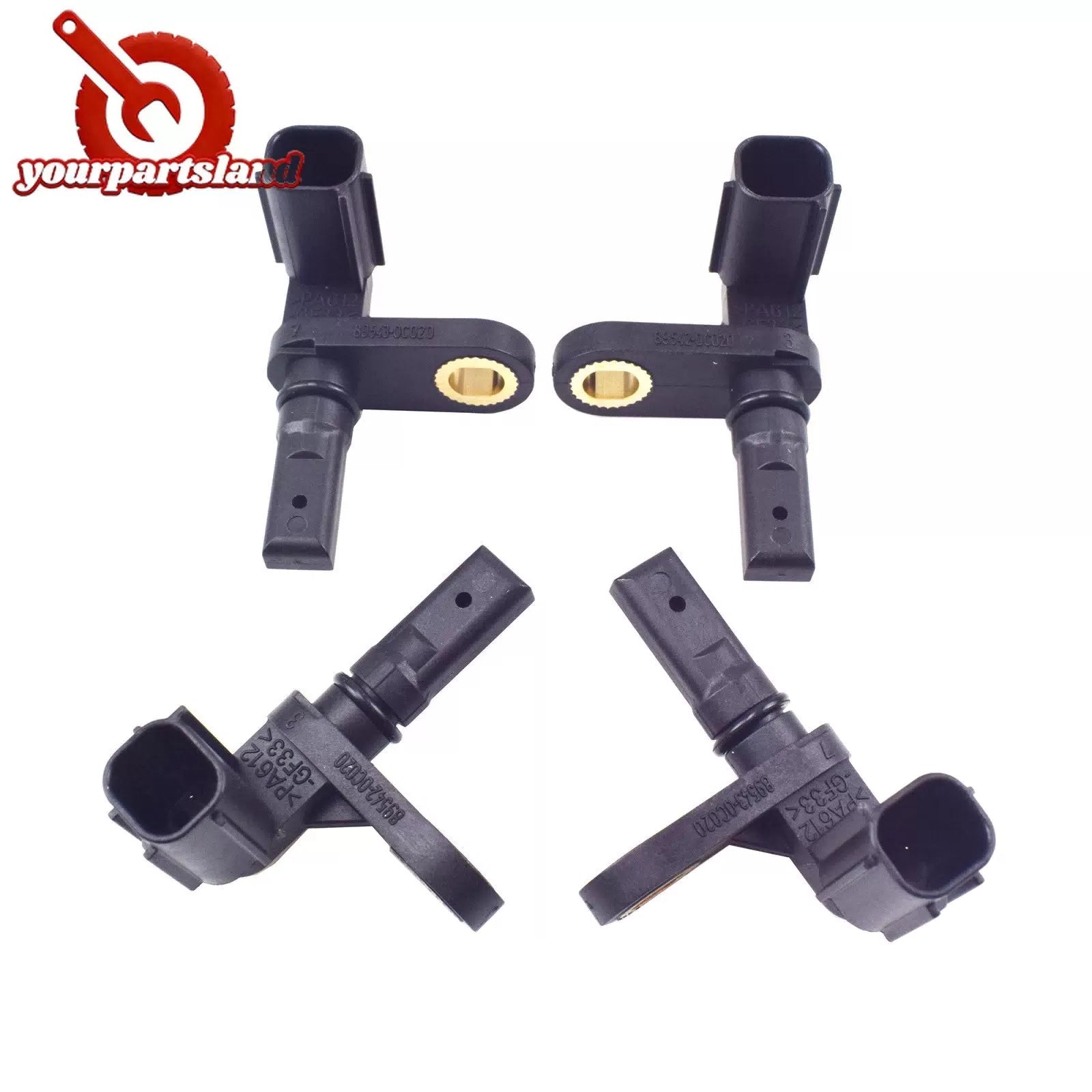 ABS Wheel Speed Sensor Front Rear Left Right For Tundra 07-17 4.0 4.6 4.7 5.7L 6B93BC-57 [6]