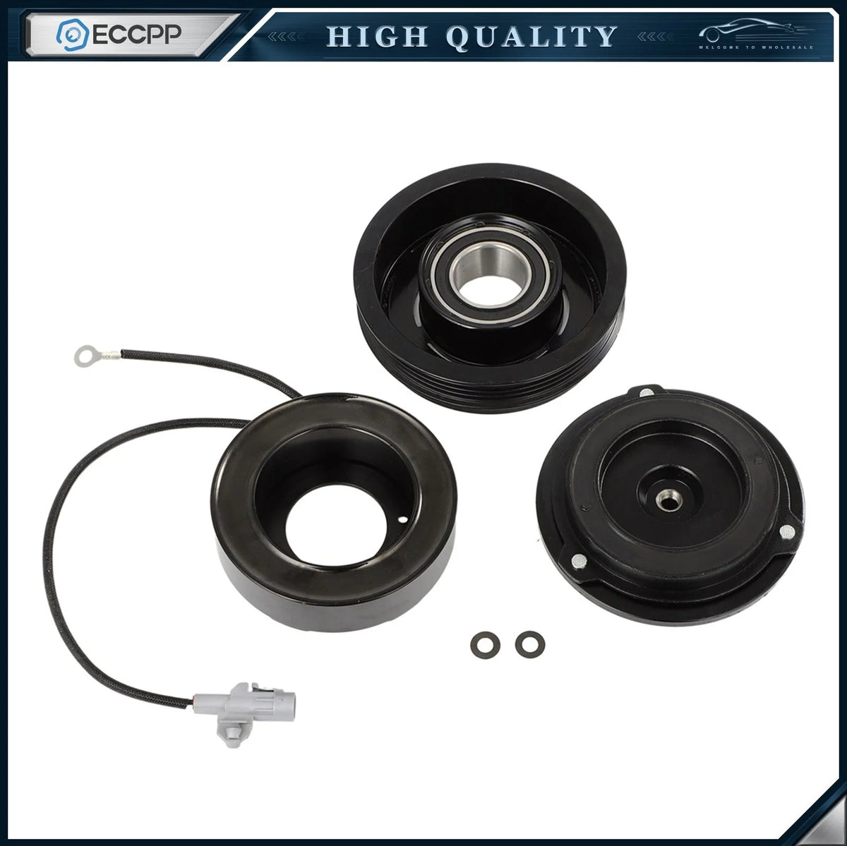 AC A/C Compressor Clutch Kits For Toyota Tacoma 2.4L 1995-2001 2002 2003 2004 6B93BC-57 [1]