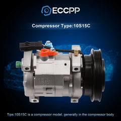 AC A/C Compressor For 2001-2010 Chrysler PT Cruiser 2003-2005 Dodge Neon SX 6B93BC-57 [1]