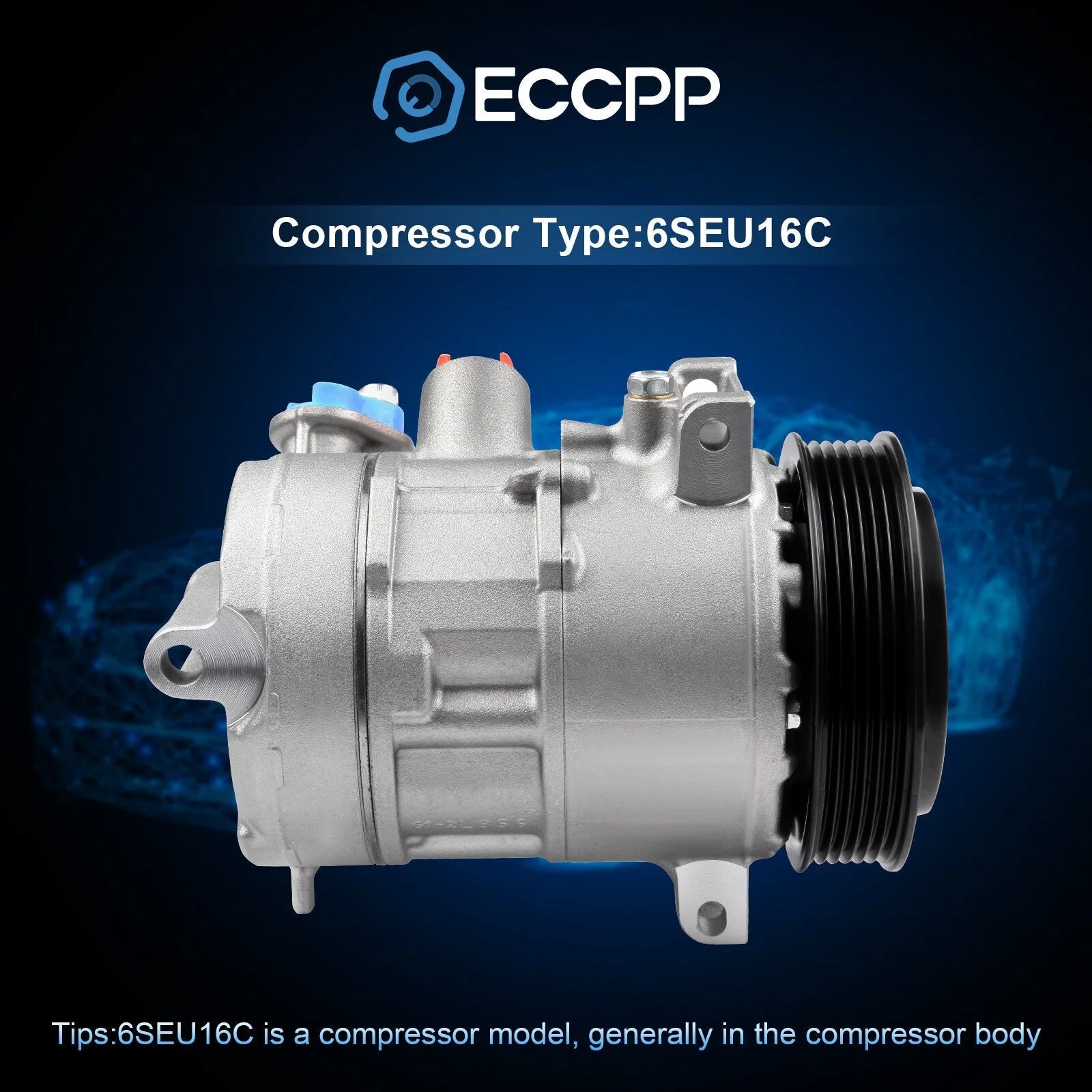 AC Compressor For 2009-2016 Jeep Compass Patriot 2009 2010-2012 Dodge Caliber 6B93BC-57 [1]