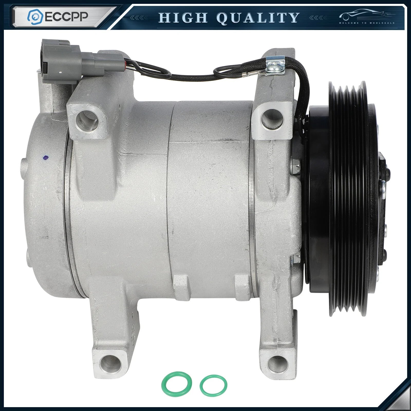 AC Compressor with Clutch for Subaru Forester 1998-2000 Impreza 1993-2001 6B93BC-57 [1]