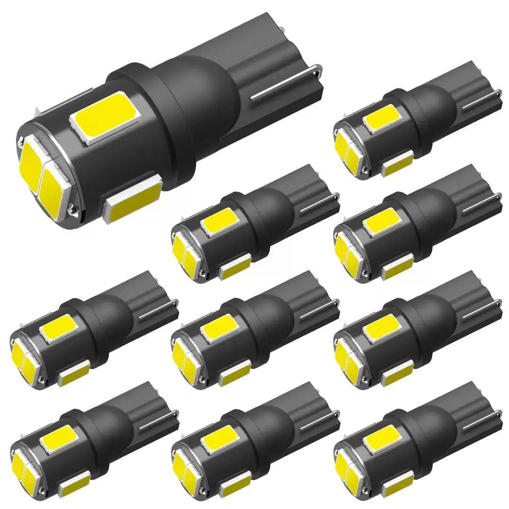 AUXITO 20pcs 6000K T10 194 168 Car Interior Kit Side Marker LED Light Bulb White AUXITO [9]
