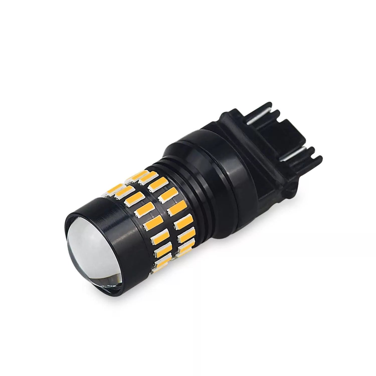 AUXITO 2X 3157 3457A 4157 Super Amber Turn Signal Blinker LED Light Bulbs 48H EA AUXITO [11]