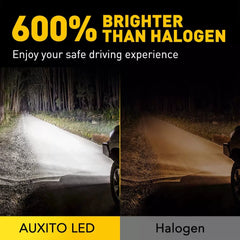 AUXITO 40000LM Combo 4 9005 + 9006 LED Headlight Kit Bulbs High Low Beam White AUXITO [2]
