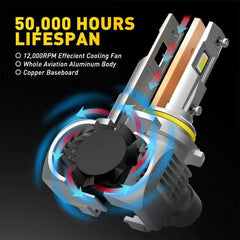 AUXITO 9005 HB3 H11 LED Headlight Kit Bulb High Low Beam White Super Bright EOA AUXITO [2]