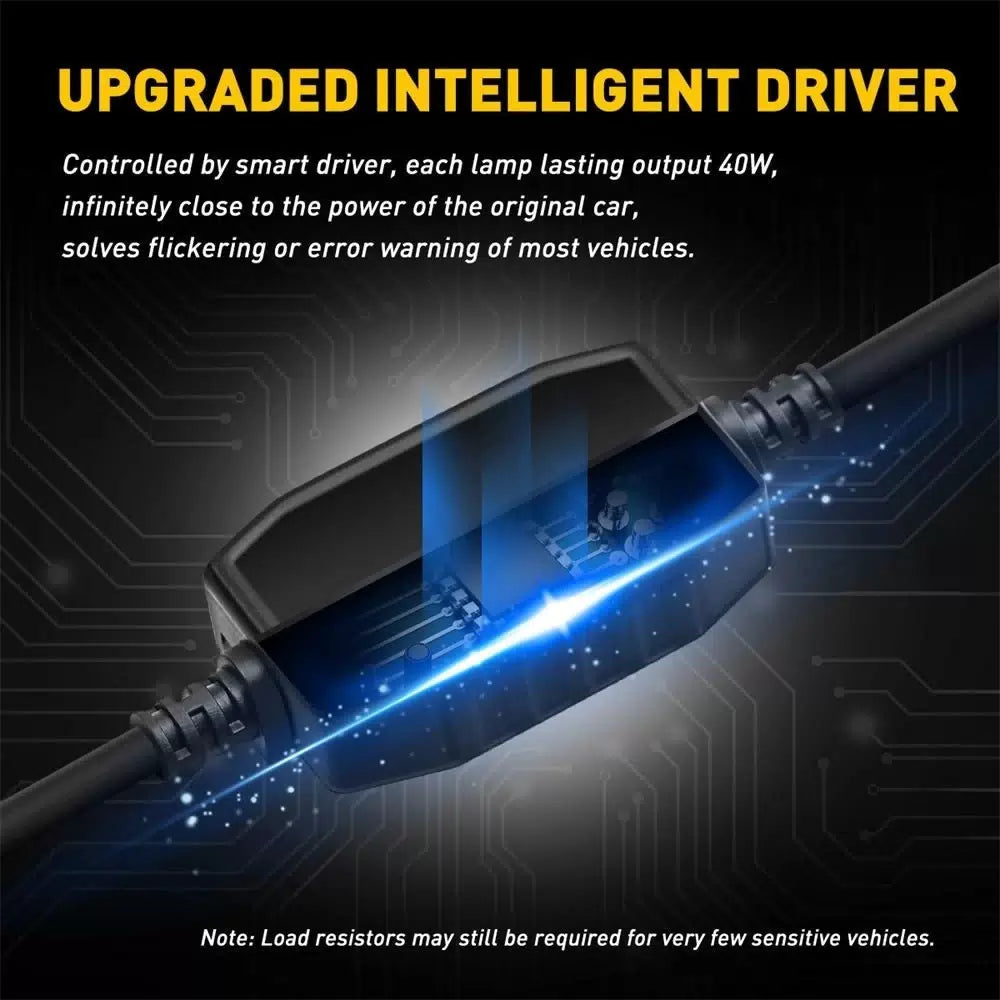 AUXITO 9005 / H11 H8 H9 LED Headlight Kit Bulbs High Low Beam 6500K White EOA AUXITO [6]