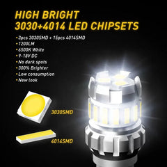 AUXITO 921 912 T15 Backup Reverse Lights LED 6500K White Bulb 2400LM Canbus EOA AUXITO [3]