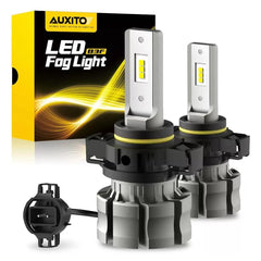 AUXITO CANBUS 2504 5202 LED Fog Light Bulbs 6500K White Extremely bright B3F EOA AUXITO [1]