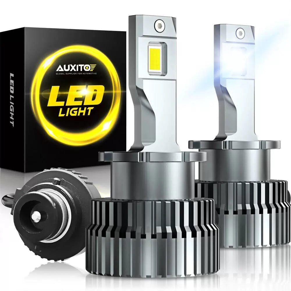 AUXITO D2S D2R LED Headlight Bulbs High Low Beam Conversion Kit HID TO LED White AUXITO [10]